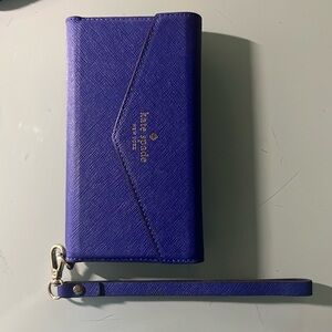 Kate Spade phone/wallet wristlet EUC